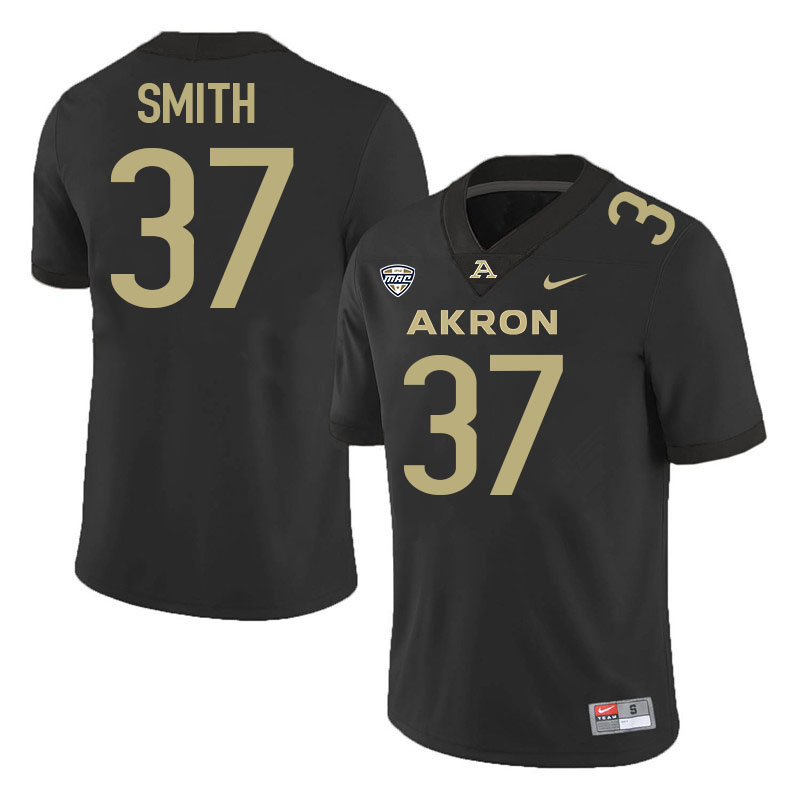 Garrison Smith Akron Zips Jersey,University Of Akron #37 Garrison Smith Jersey Youth-Black